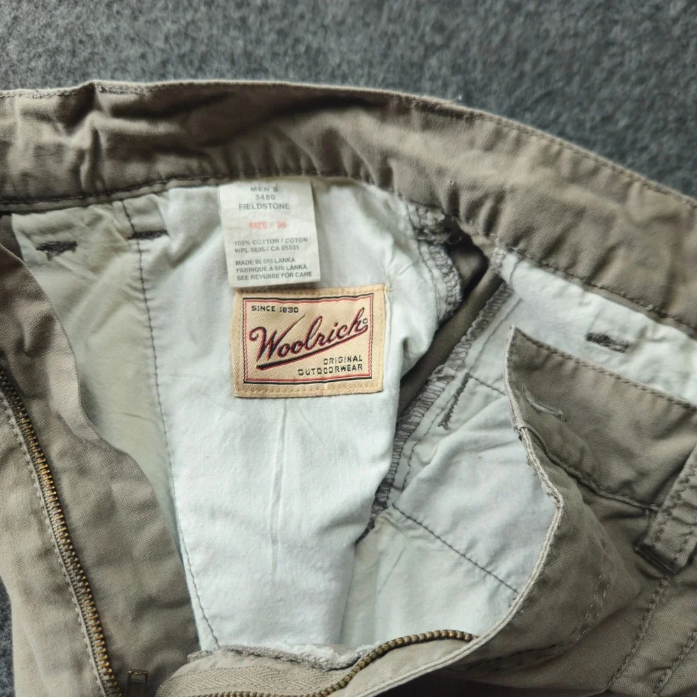 Woolrich fieldstone pleated